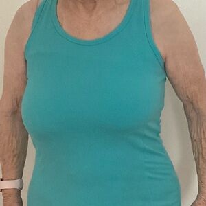 Women's Sleeveless Turquoise Top